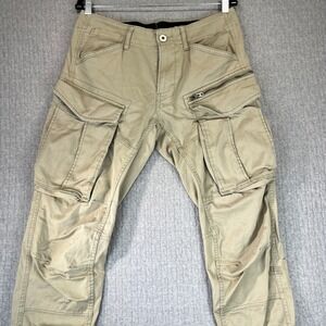 RAW‎ Cargo Pants Mens 30x32 Khaki Casual Multi Pocket Workwear